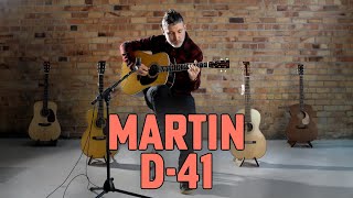 Video thumbnail for Martin D-41 - Brand New - Studio 1 Sound Demo with David Ward by Studio 1 Vintage Guitars