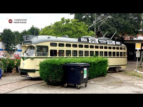 🇳🇱 Cab Ride 1952: The famous PCC 1024: Amsterdam - Amstelveen Museum Tram Line 14/7/2019
