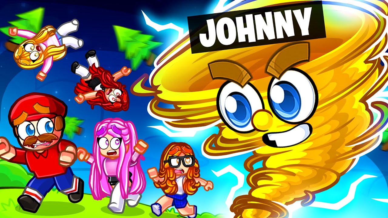 Becoming a MAX LEVEL TORNADO in Roblox!