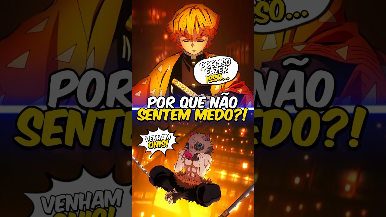 Por que Zenitsu e Inosuke não sentem Medo do Castelo Infinito? 🤔🏯
