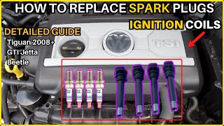 Spark Plugs & Ignition Coil Replacement - VW/Volkswagen Tiguan GTI Passat Beetle 2.0T TSI