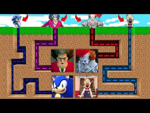 HANGİ KORKUNÇ GİZLİ LABİRENTİ SEÇMELİYİM! 😱 - Minecraft