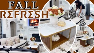 *New* 2025 FALL HOME REFRESH || COZY LIVING ROOM MAKEOVER AND DECORATING IDEAS