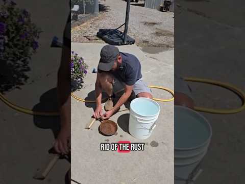 Rust with Electricity #viral #diy