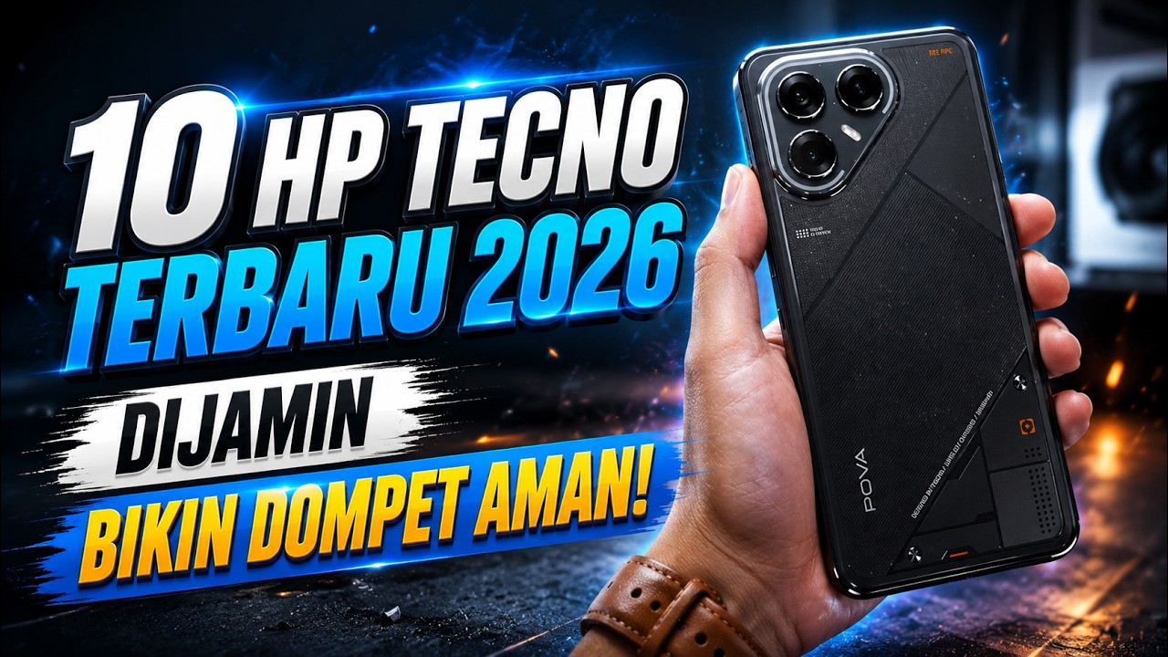 DARI SEJUTAAN SAMPE 5 JUTAAN, INI HP TECNO PALING WORTH IT 2026