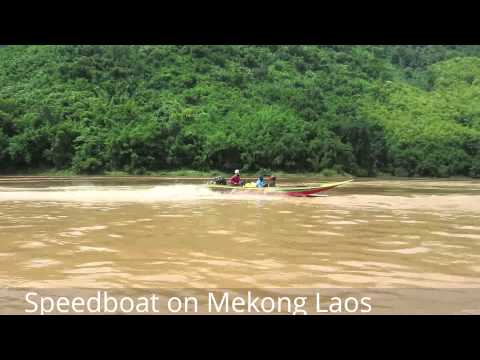 Lancha Mekong entre Luang Prabang e Huay Xai no Laos 2013