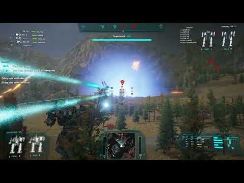 MechWarrior 5 - Trying out the Corsair in Dual Gauss/ER Large Laser configuration (Garrison Duty)