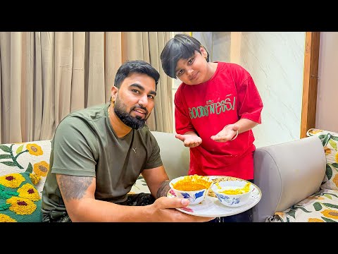 Chiku made food for Papa