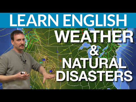 Learn English Vocabulary - Weather and natural disasters