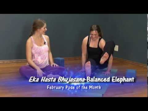 Balanced Elephant - Yoga Pose of the Month February 2014