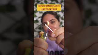 #Shorts Proof That Heat Protection Works heat protection spray test #haircare #hair #heatprotectants