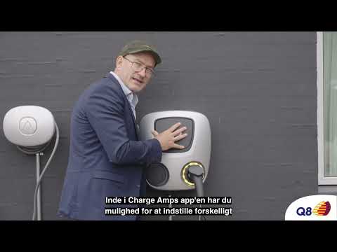 Lad nemt og hurtigt med ladestanderen Charge Amps Aura fra Q8
