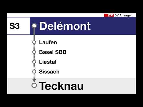 annonce CFF • S3 • Bienvenue Delémont – Tecknau