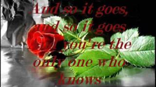 Billy Joel - And so it goes [With Lyrics] ♥
