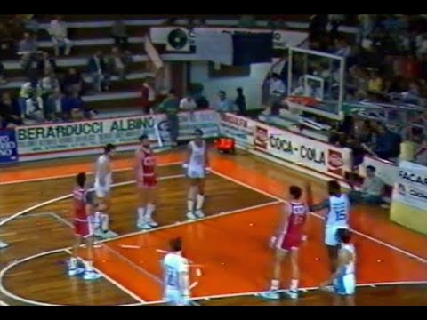 A2 1987/'88 Facar Pescara - Alno Fabriano Basket 99-86