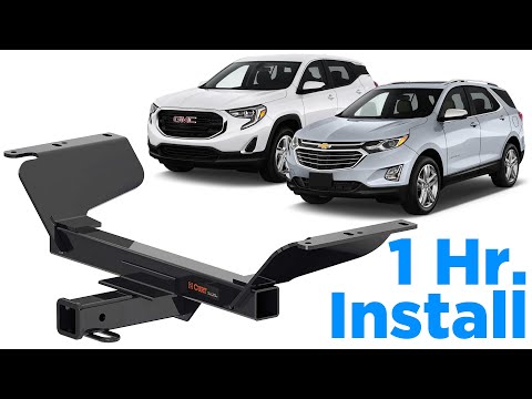 How to Install Curt 2" Hitch Receiver on 2018+ Chevy Equinox/GMC Terrain #13439