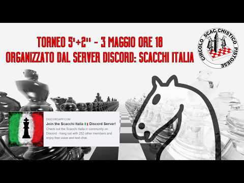 Torneo Lichess - 3 Maggio ore 18 - Organizzato da Scacchi Italia - Discord