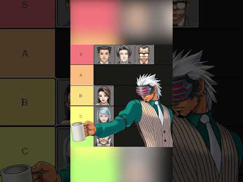 Ranking Ace Attorney Objections Pt.1 #aceattorney #shorts