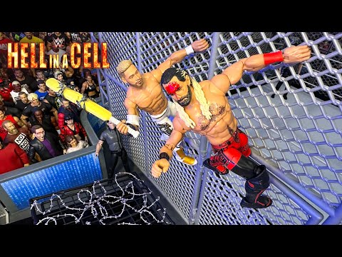 Seth Rollins vs Stage Creator - Hell in a Cell Action Figure Match!