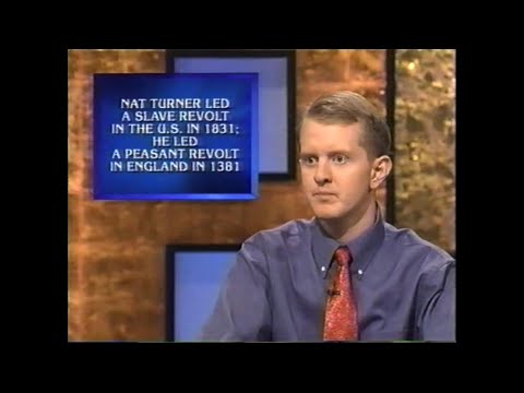Jeopardy, Ken Jennings DAY 65 - 2nd & 3rd Daily Double (11/3/04)