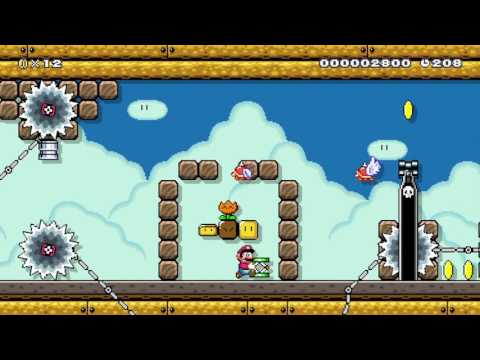 Inner Machinations of an Airship by Nocturn - SUPER MARIO MAKER - No Commentary 1AI