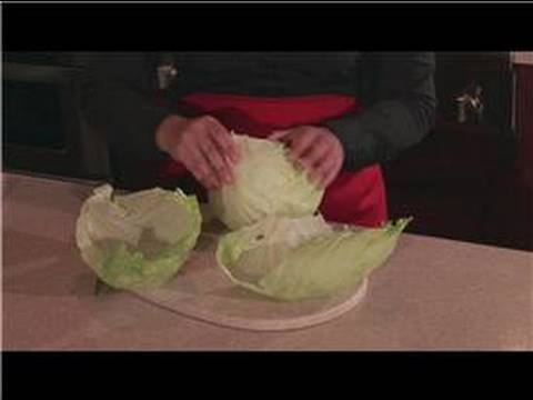 Cooking Tips : How to Cut Lettuce for Lettuce Wraps