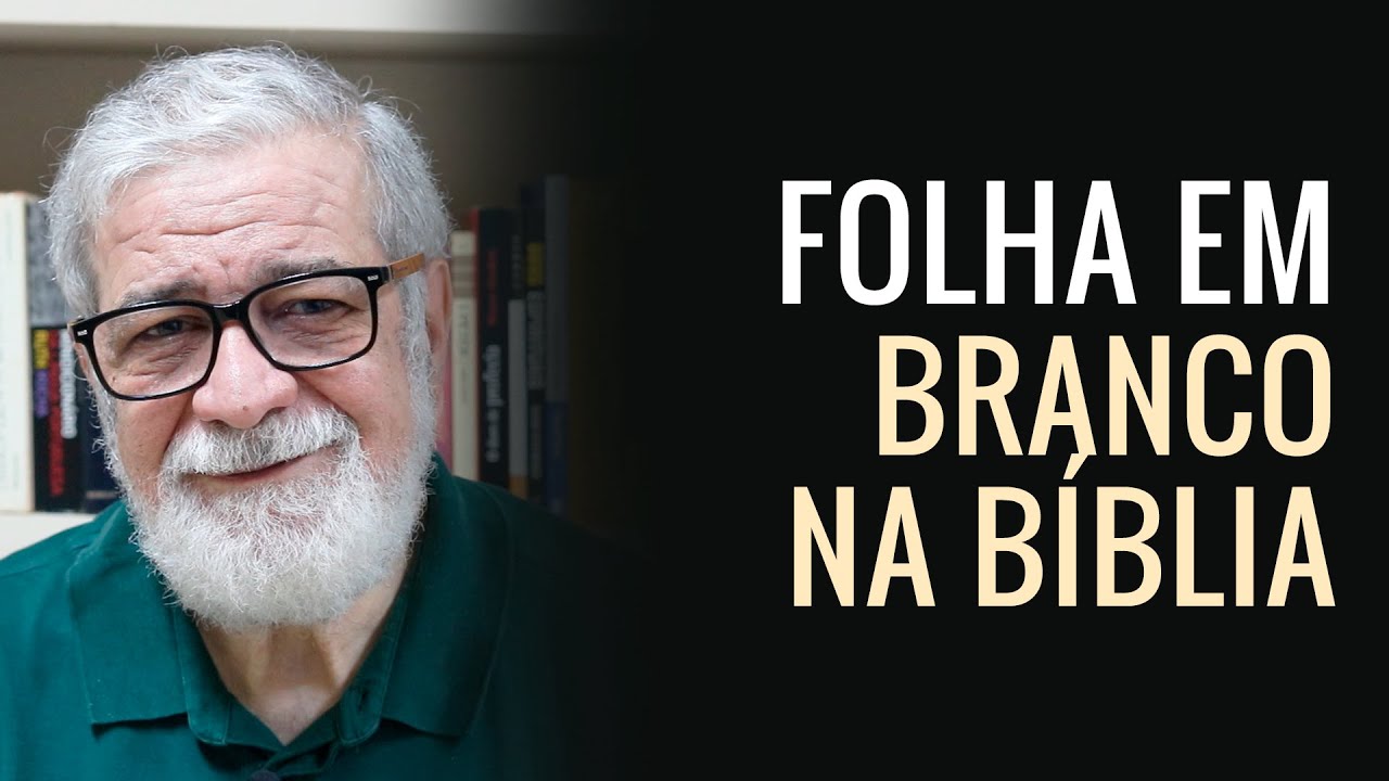 Por que tem uma folha em branco entre o AT e NT? - Augustus Nicodemus #124