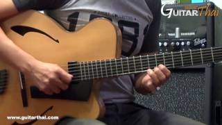 Video thumbnail for Eastman PG2 Pagelli Archtop guitar Demonstration by GuitarThai