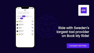Book your Taxi - Travel safely in Sweden - Pre-book your transfer & sa
