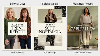 cabi Fall '26 Front row videos Presented by Tammie Sue Andrews & Bobbie Ogata