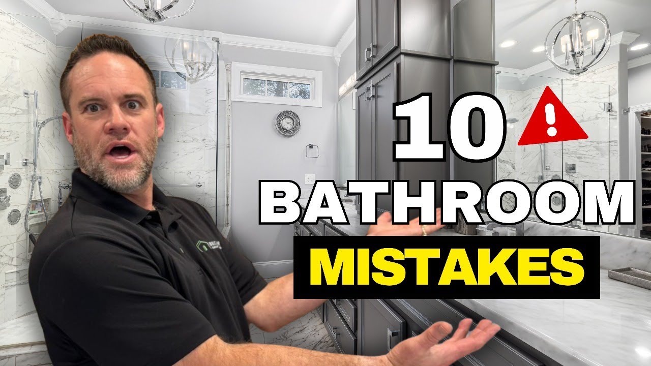 Architect's TOP 10 Bathroom Design Mistakes (& How to Fix Them)