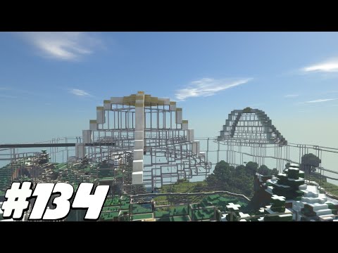 BUILDING THE AVIARY DOMES | MINECRAFT DINOSAURS |EP 134