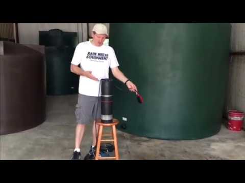 Grundfos Model SBA 3-45 A Submersible Pump Installation in 2500 Gallon Poly Tank