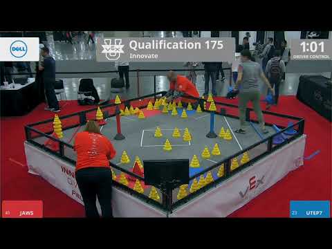 2018 VEXU Innovate Q175 - JAWS vs UTEP7 - 42 to 41