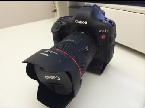 Canon EOS 1DC 4K DSLR Unboxing & First Look