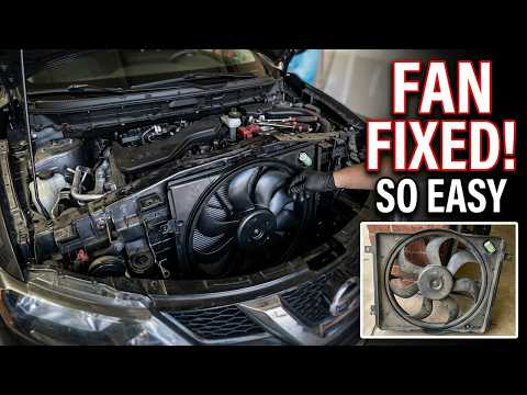 2017–2020 Nissan Rogue Sport Radiator Fan Replacement DIY