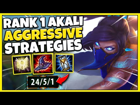 #1 AKALI WORLD HOW TO KEEP PUSHING TO WIN EASILY (NO COUNTER) - League of Legends