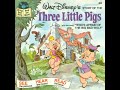 Three Little Pigs Walt Disney Read Along Illustrated Book