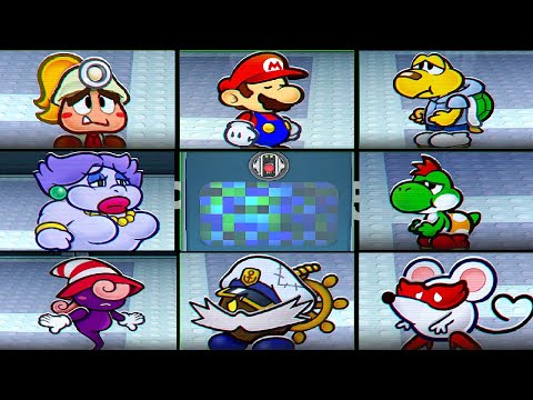 Paper Mario The Thousand-Year Door Remake - TEC's Farewell with all Partners (4K)