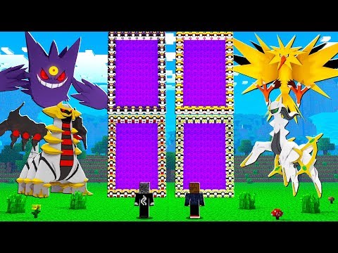 Fizemos o maior PORTAL de lucky pixelmon com os MELHORES Pokemon - MINECRAFT