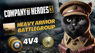 Company of Heroes 3 | 4v4 British Forces Multiplayer Gameplay - No Commentary