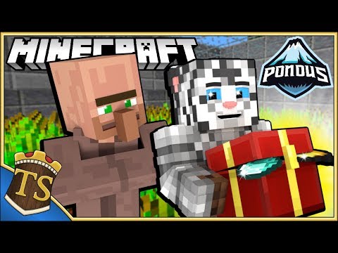 Dansk Minecraft Pondus++ | Ep 17 - Gaven Til ComKean + Villager Farm!