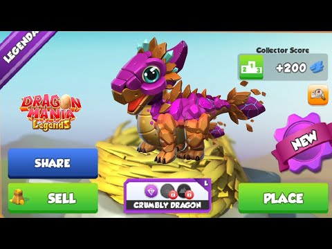 Hatch The Egg Crumbly Dragon - Dragon Mania Legends Gameplay Walkthrough Part 1695 HD