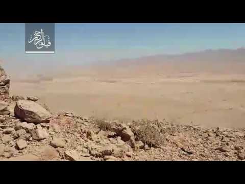 استهداف لواء الصناديد التابع لفيلق الرحمن بصاروخ تاو مدفع 23 لتنظيم الدولة في القلمون الشرقي في ريف دمشق