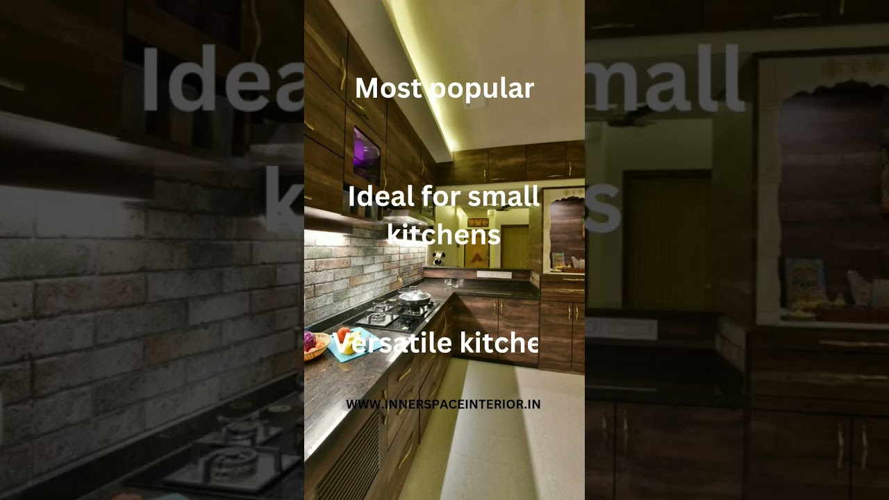 L - Shaped KITCHEN  #kitchentipshorts #typesofkitchen #kitchendesign #kitchenremodeling #shorts