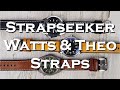 Strapseeker Theo Hybrid Watch Strap Watts Hybrid Watch Straps Leather And Rubber