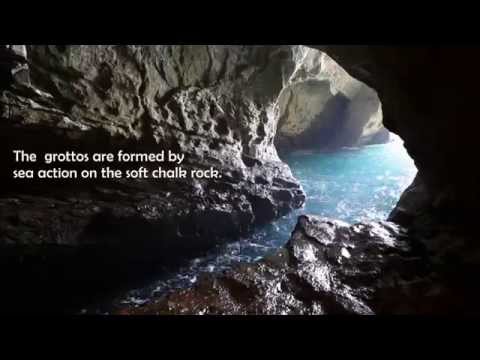 Le grotte di Rosh Hanikra nel nord d'Israele