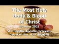 The Holy Body and Blood of Christ (Year B) - 6 June 2021