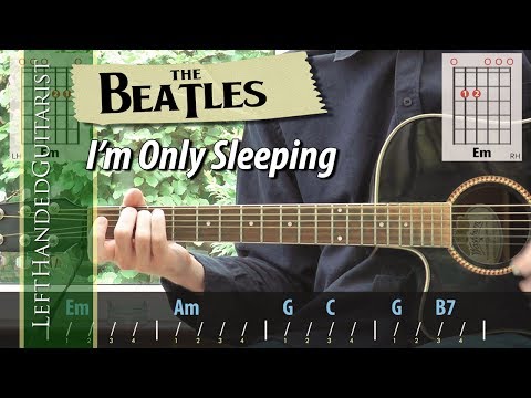 The Beatles - I'm Only Sleeping | guitar lesson