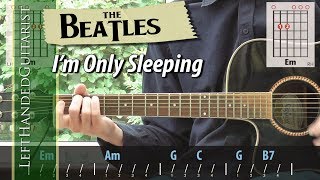 The Beatles - I&#39;m Only Sleeping | guitar lesson